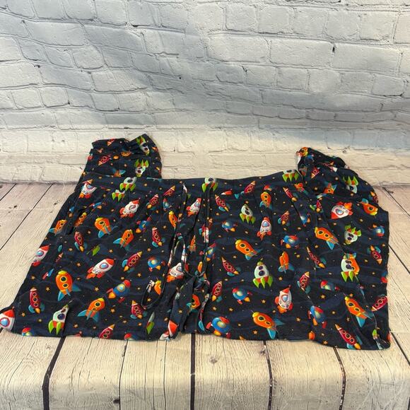 Little Bum Bums Rocket-ship Pattern Bamboo Mom Jogger Pants - Picture 4 of 4